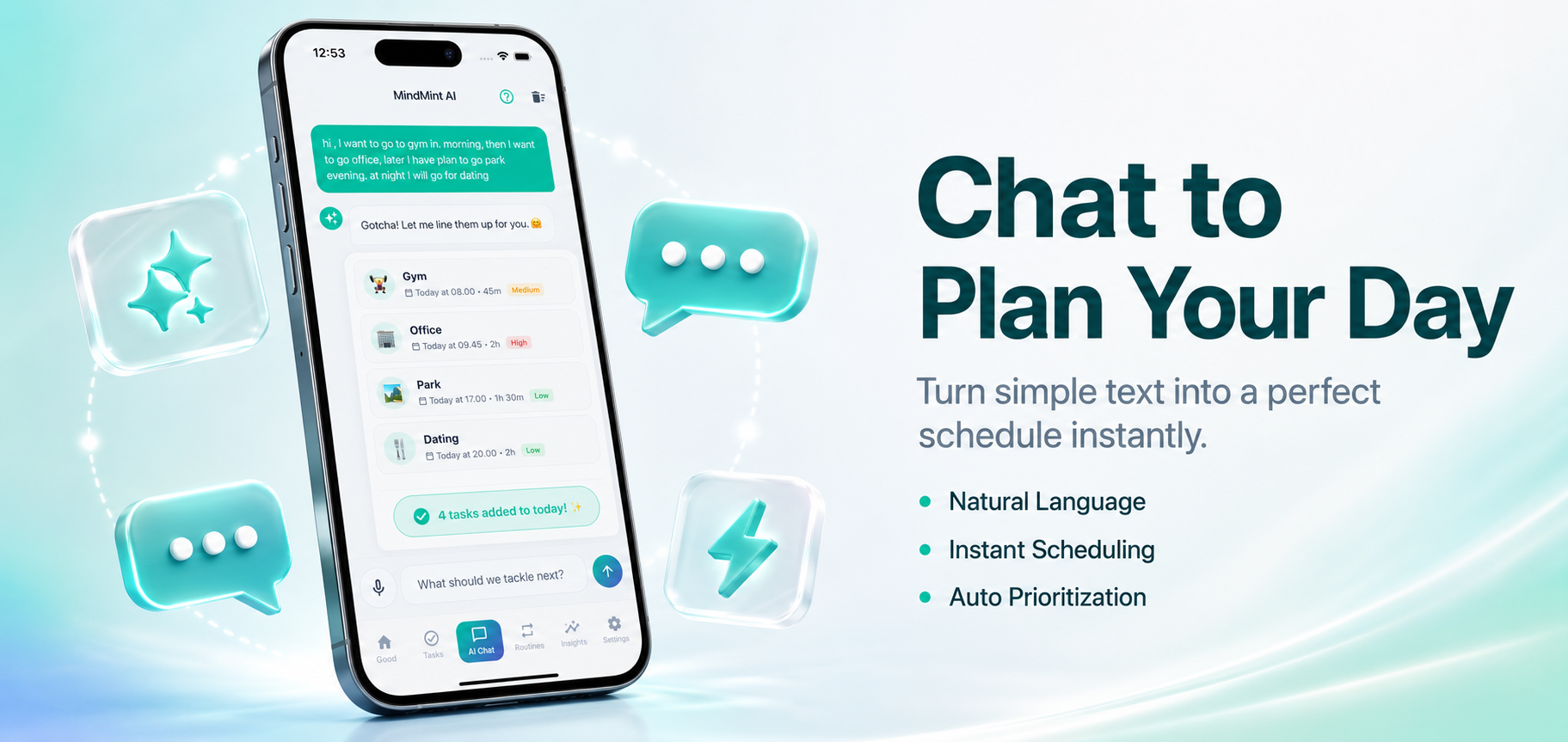 Screenshot showing ai-schedule-builder feature