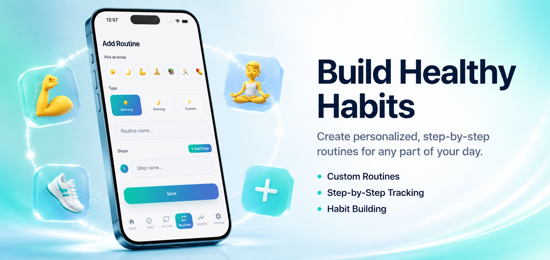 Screenshot showing habit-tracker feature