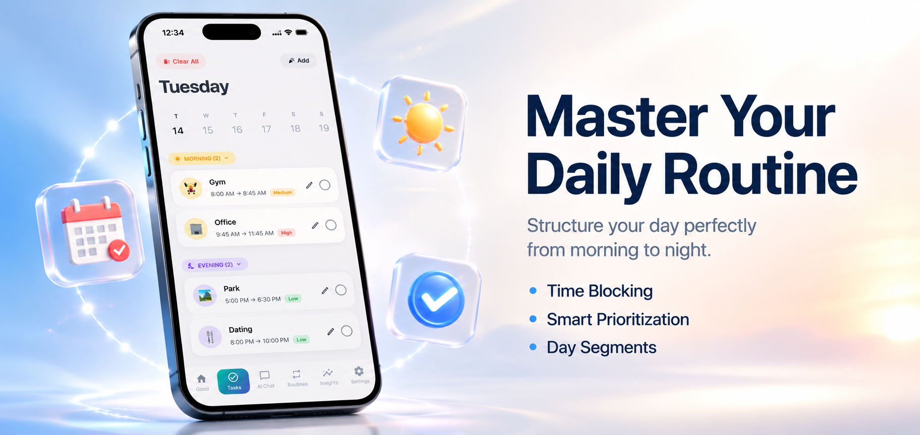 Screenshot showing task-management feature